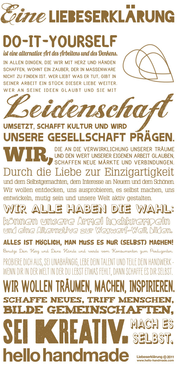 Liebeserkl�rung Do-It-Yourself